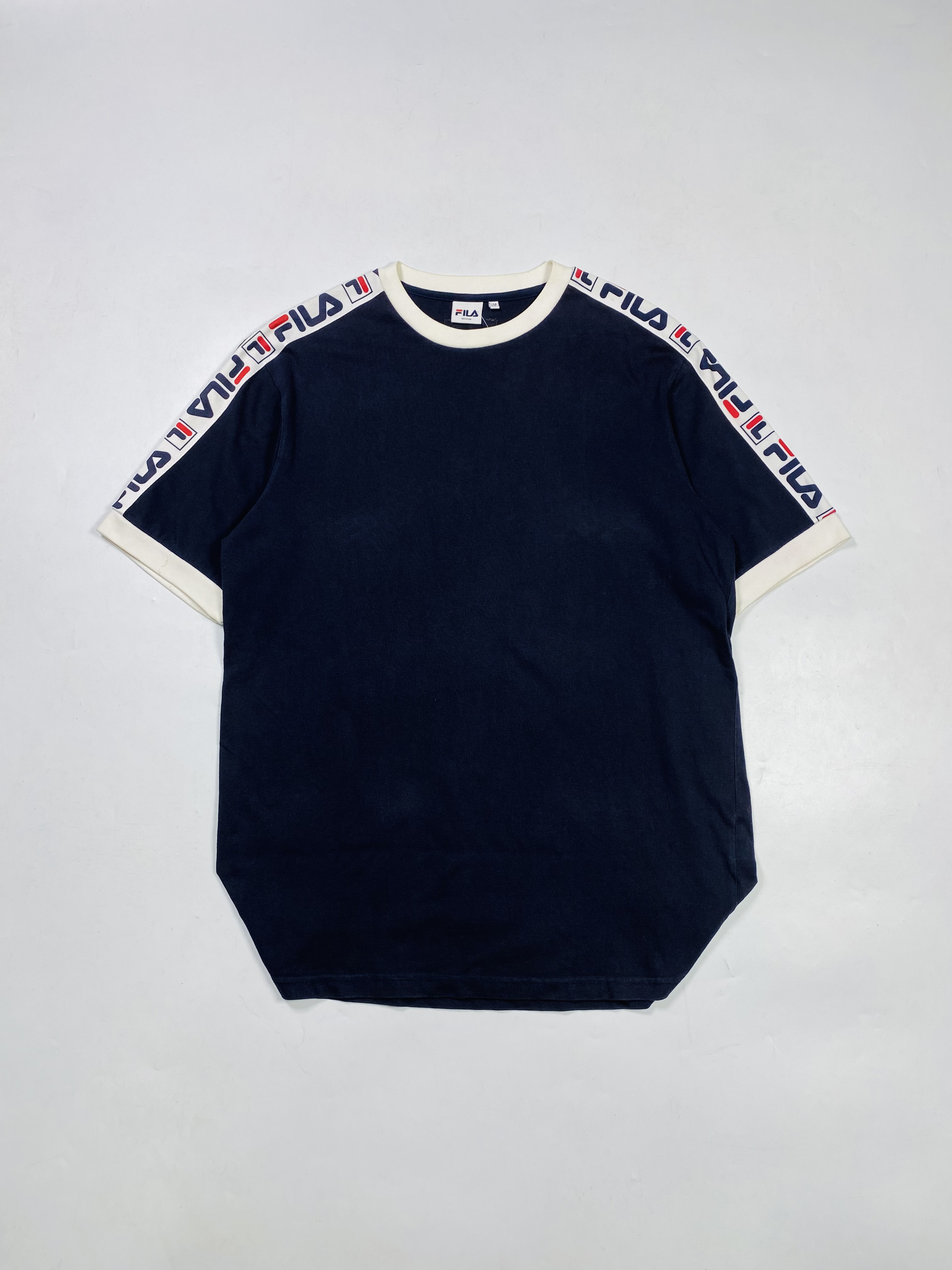 FILA Logo Tape T-Shirt (Navy)