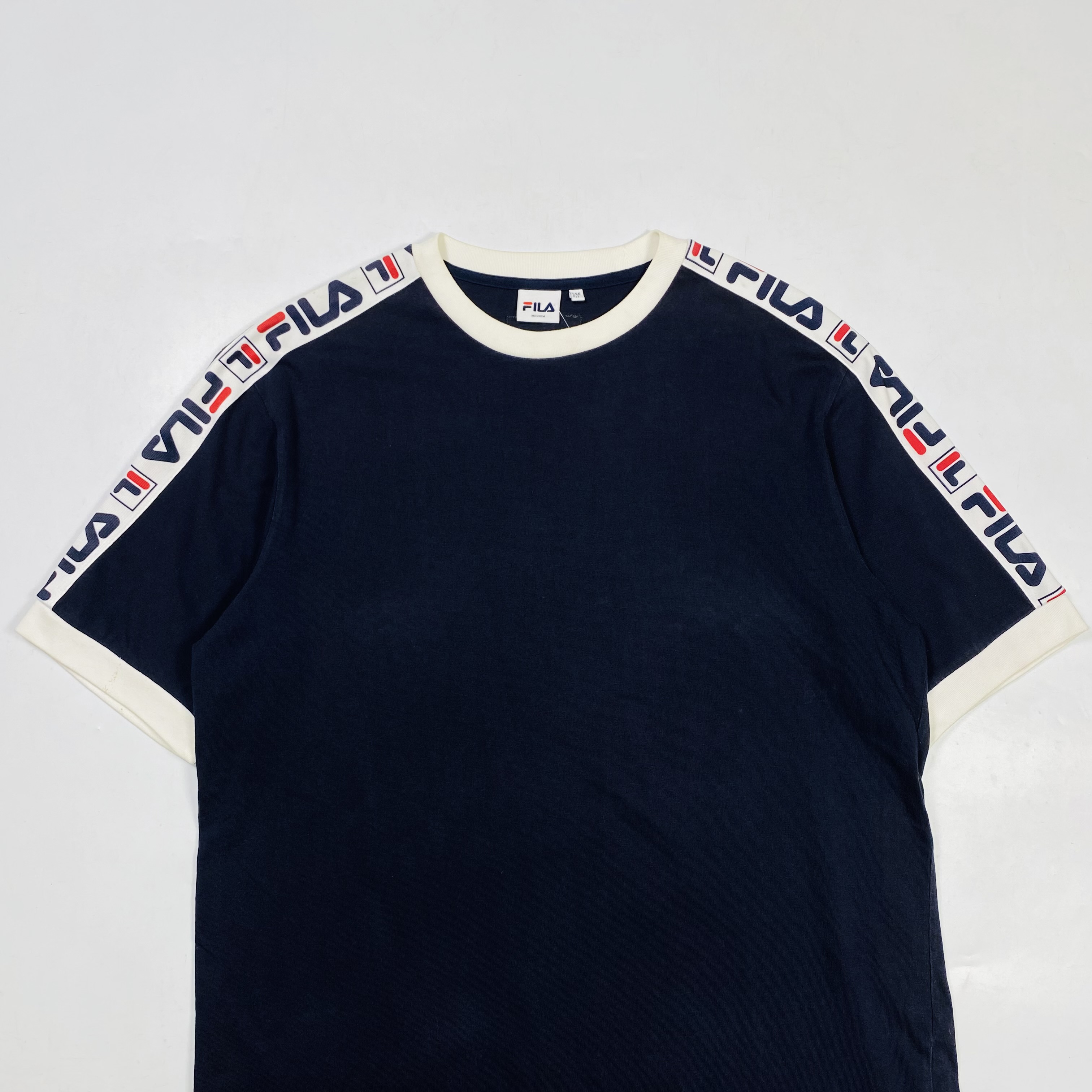 FILA Logo Tape T-Shirt (Navy) — photo 2