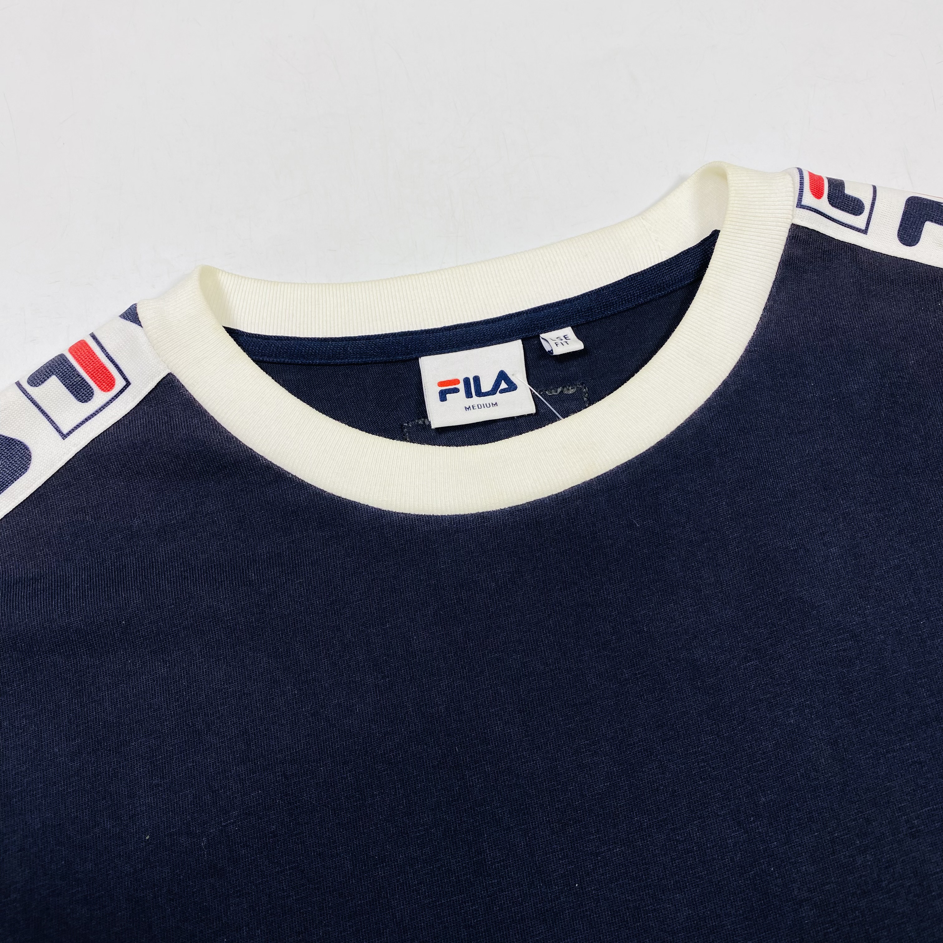 FILA Logo Tape T-Shirt (Navy) — photo 3