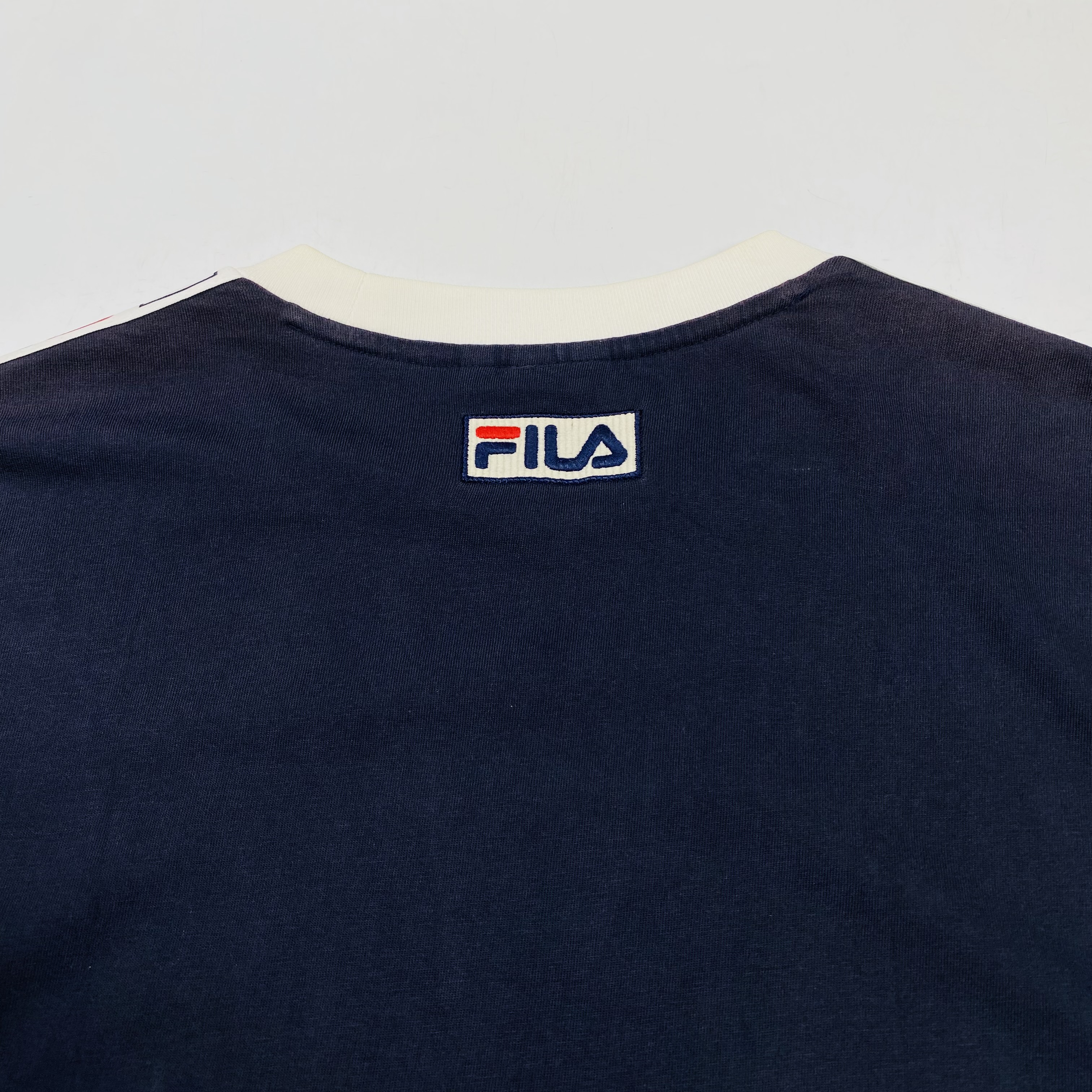 FILA Logo Tape T-Shirt (Navy) — photo 4